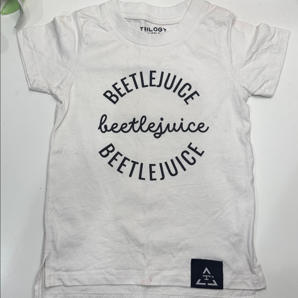 White Beetlejuice Graphic Tee by Trilogy